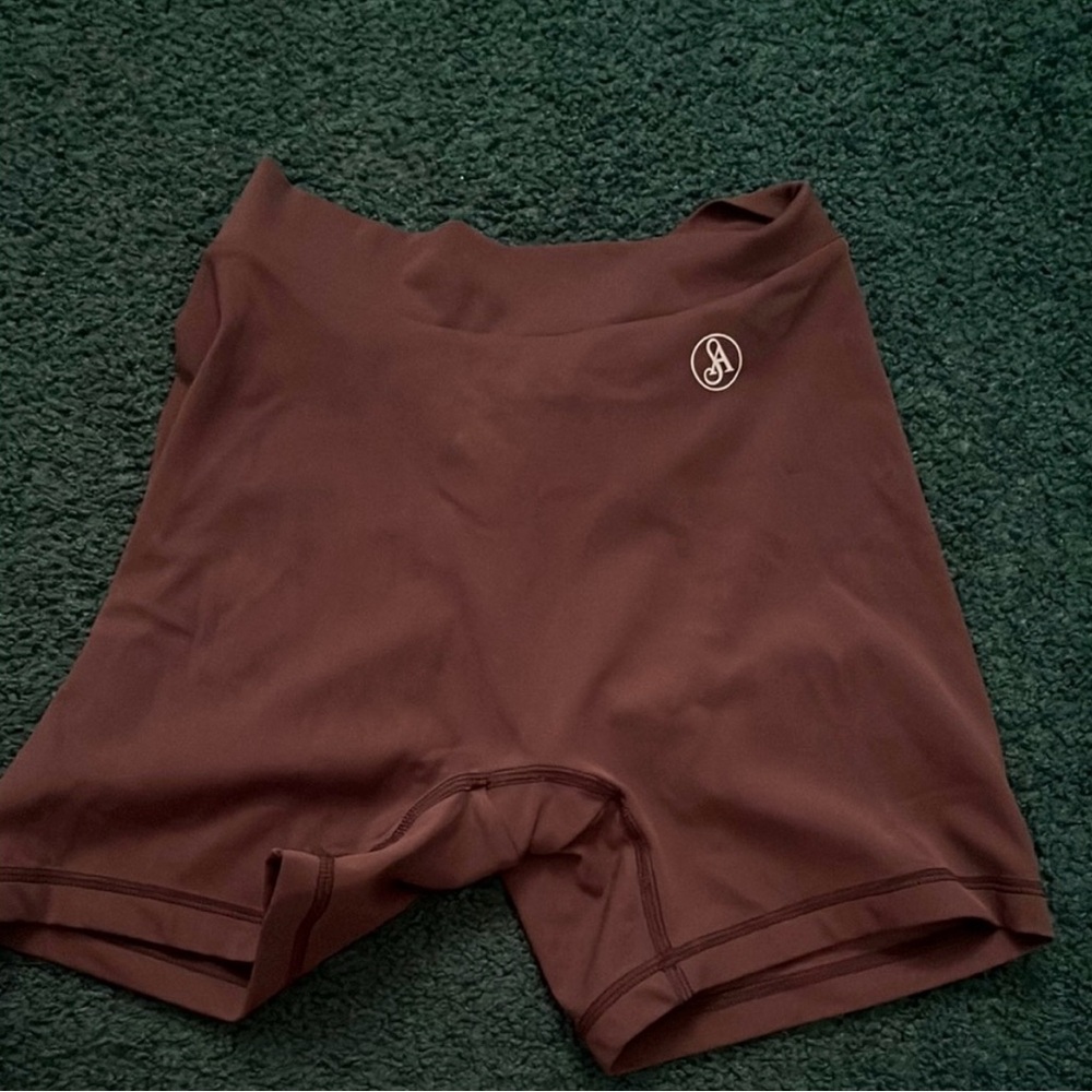 Allure Chocolate Brown Athletic Shorts